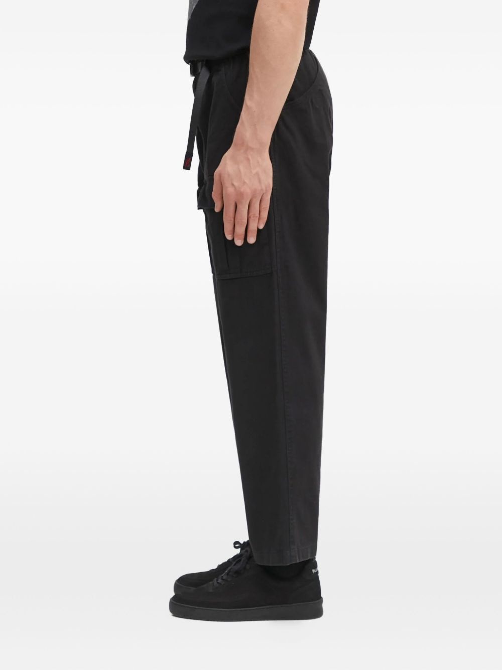 belted cargo trousers - 3