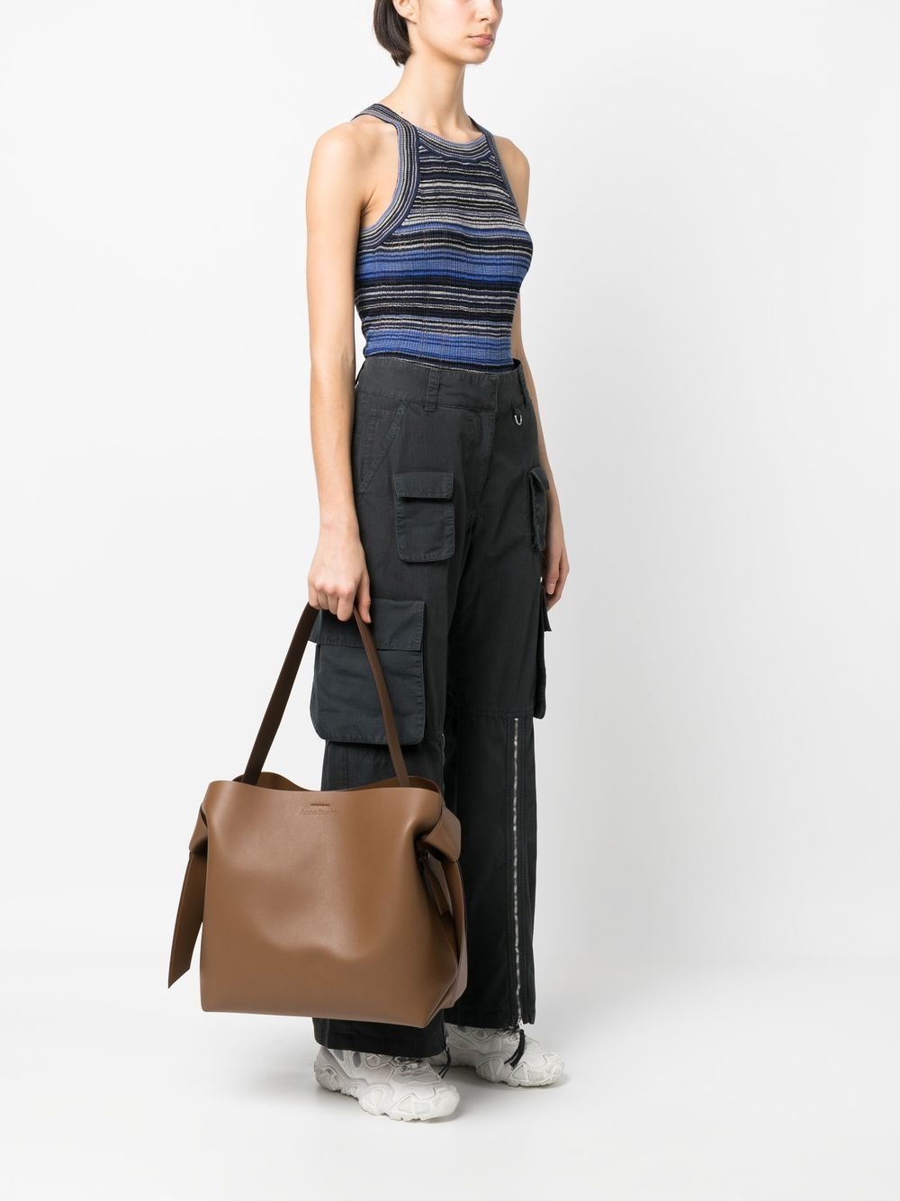 Midi knotted shoulder bag - 2