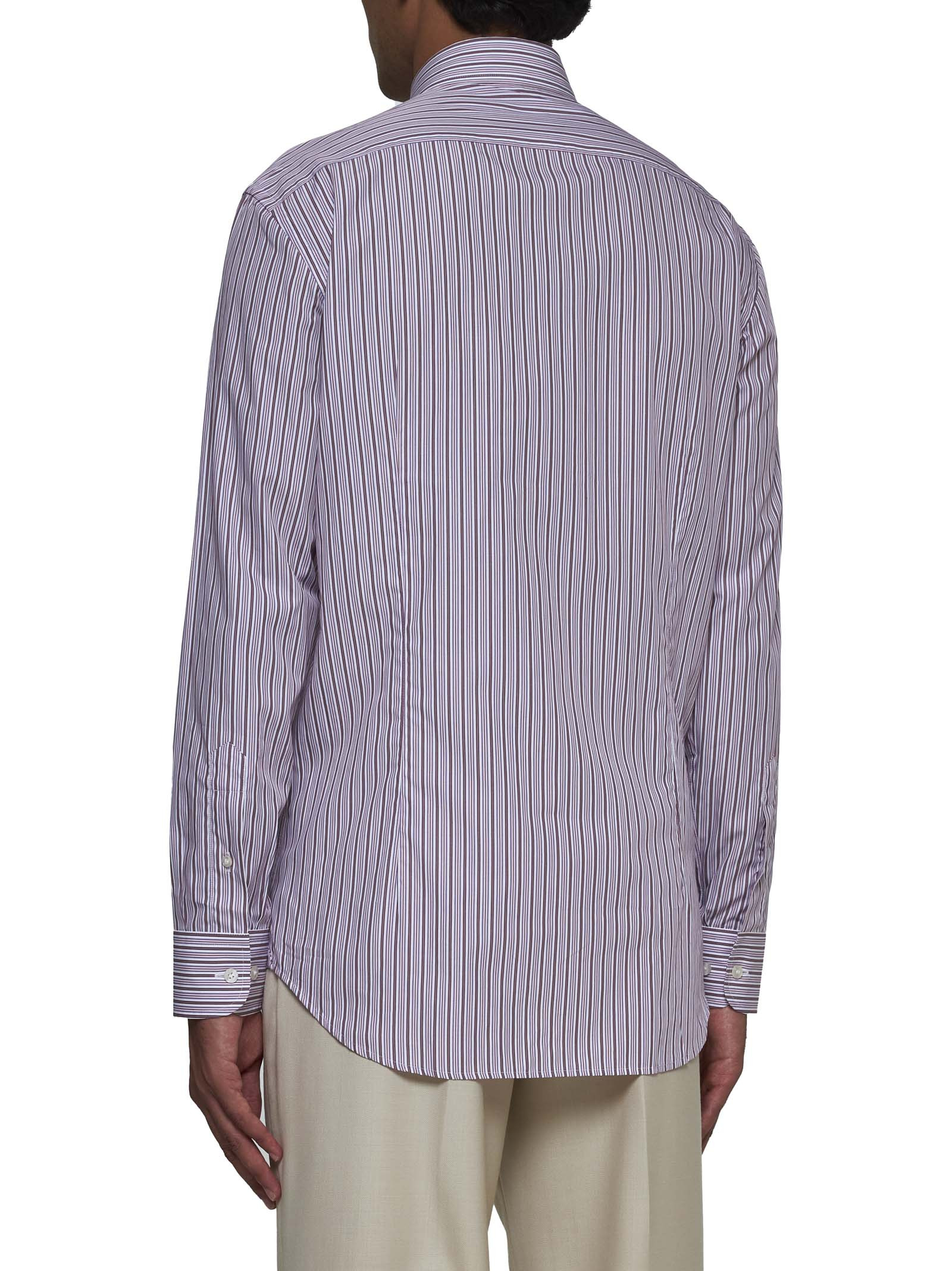 Roma striped cotton shirt - 4