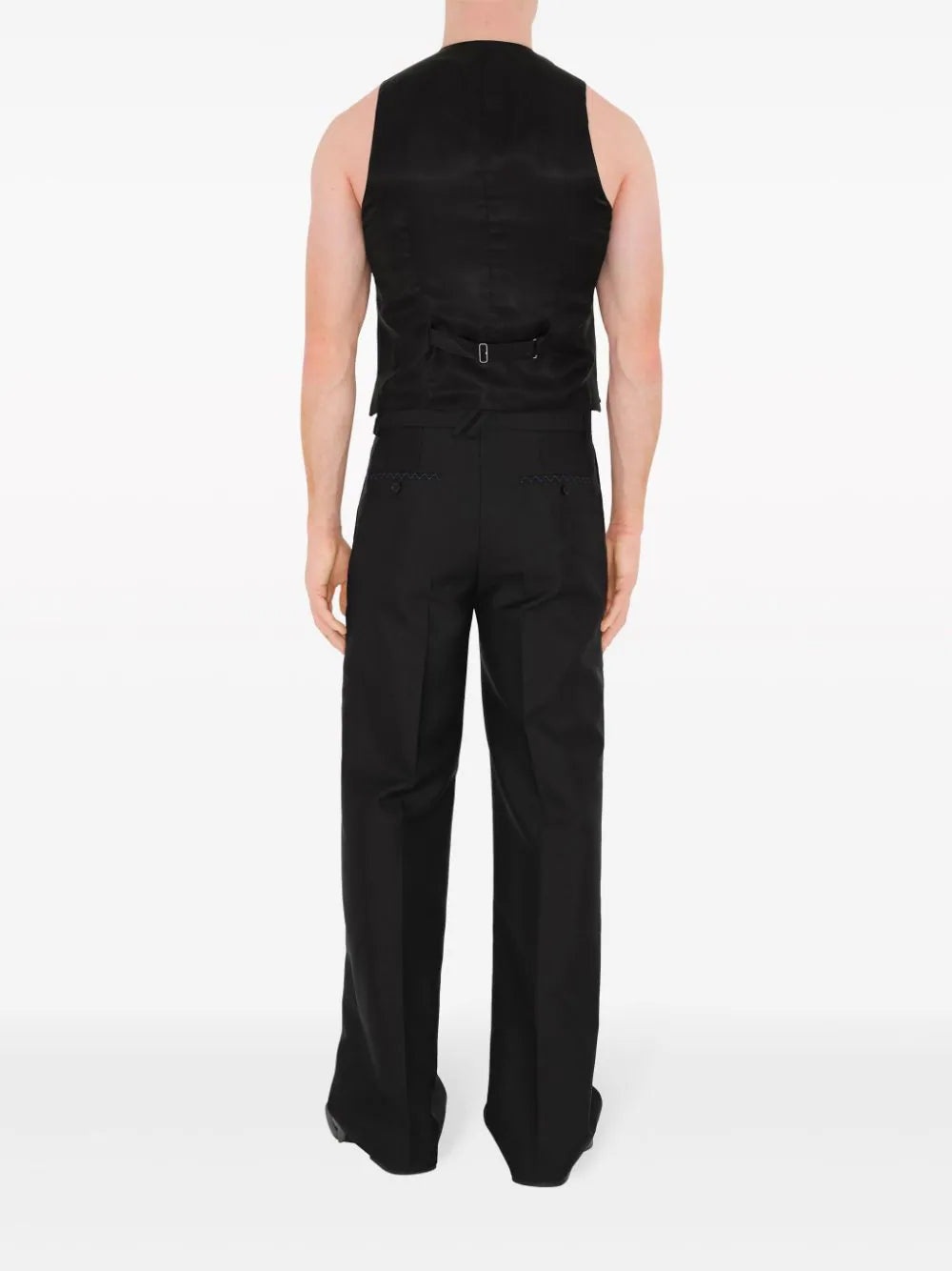 STRAIGHT-LEG WOOL-BLEND TROUSERS - 3