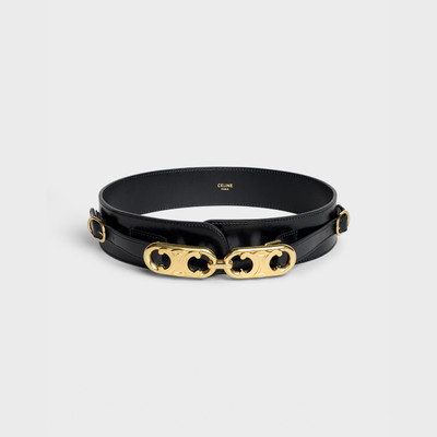 CELINE CHAÎNE TRIOMPHE BELT AND BUCKLE WITH HOOKS  IN  SMOOTH CALFSKIN outlook