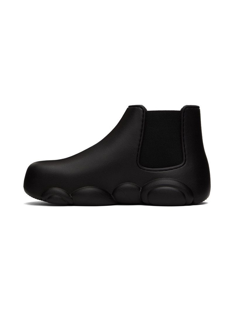 Black Gummy Ankle Boots 3