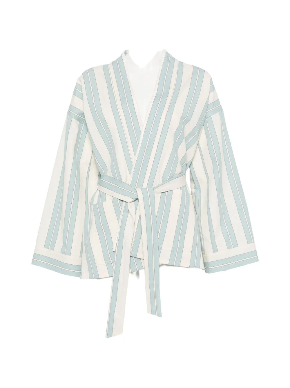 Striped kimono jacket - 1