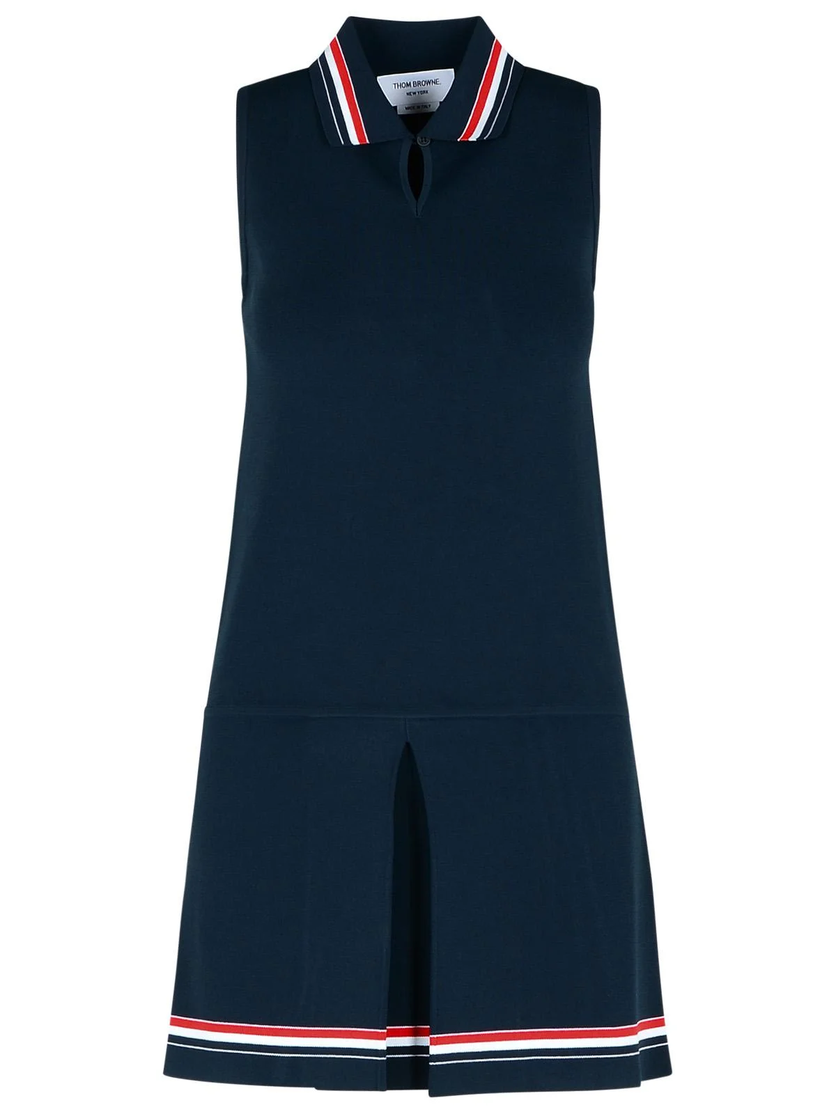 thom browne tennis dress Burgundy Maxi Dress with swatches-knox-maxi-dress Polo collar Button Chest size:50