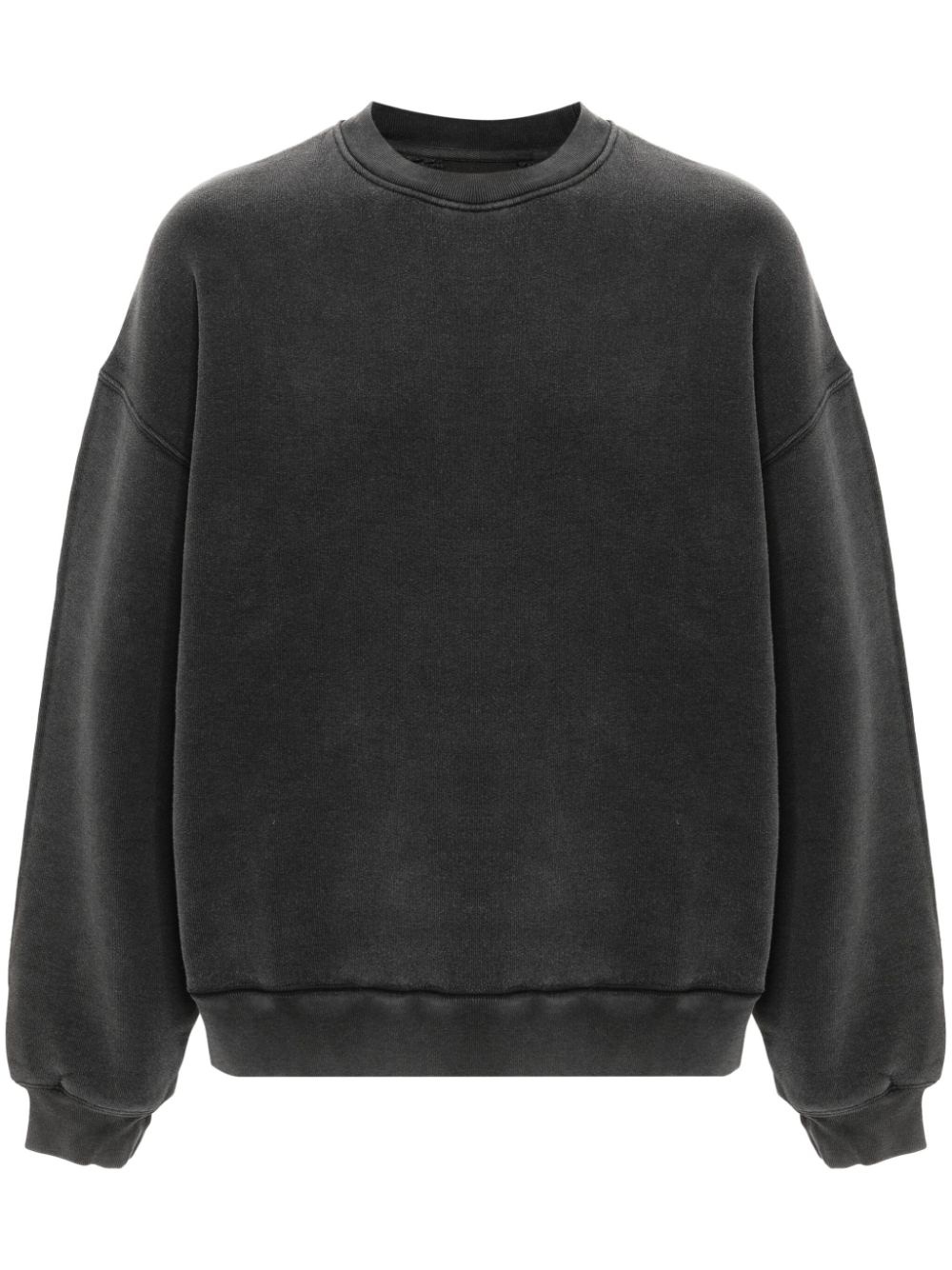 Typo-embroidered jersey sweatshirt - 1