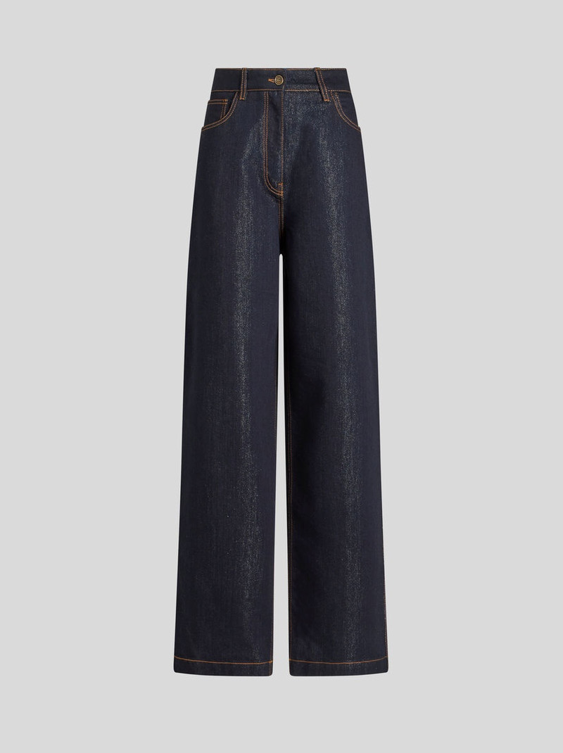 LUREX DENIM JEANS - 1