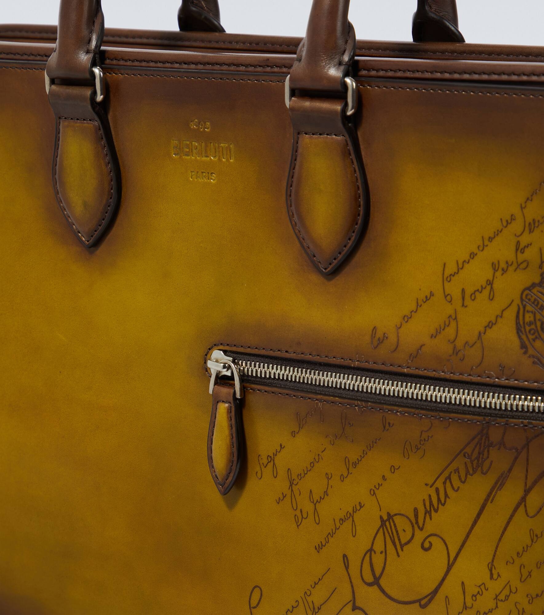 Leather briefcase - 6