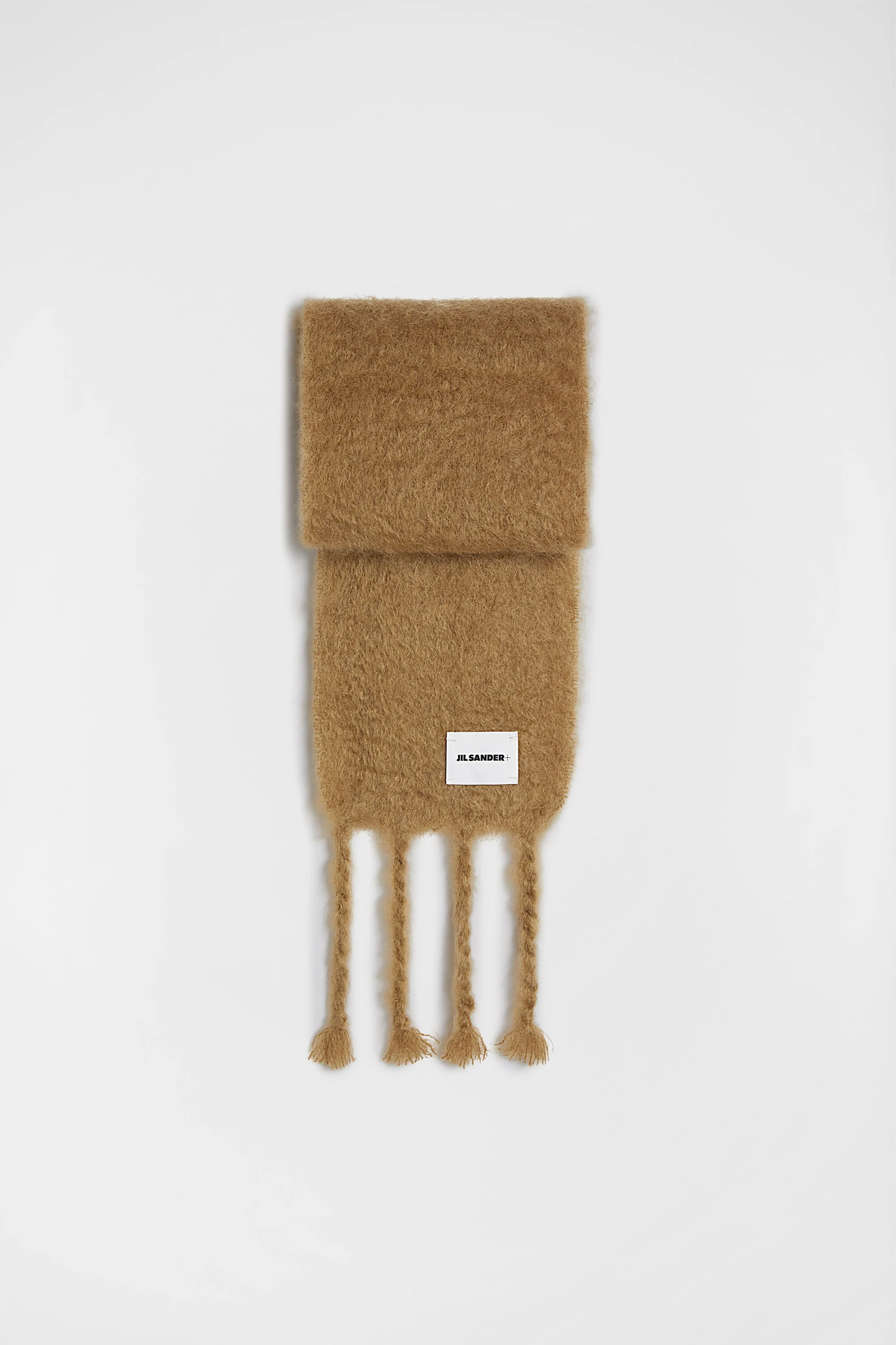 Slim Wool Blend Scarf - 1