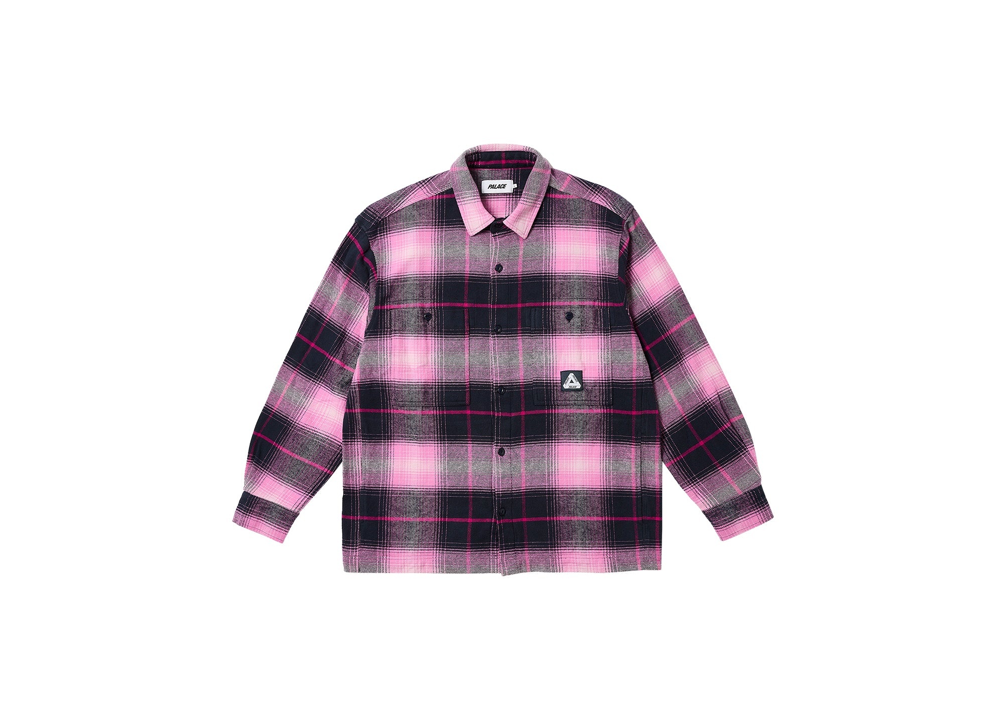 WORK SHIRT NAVY / PINK - 1