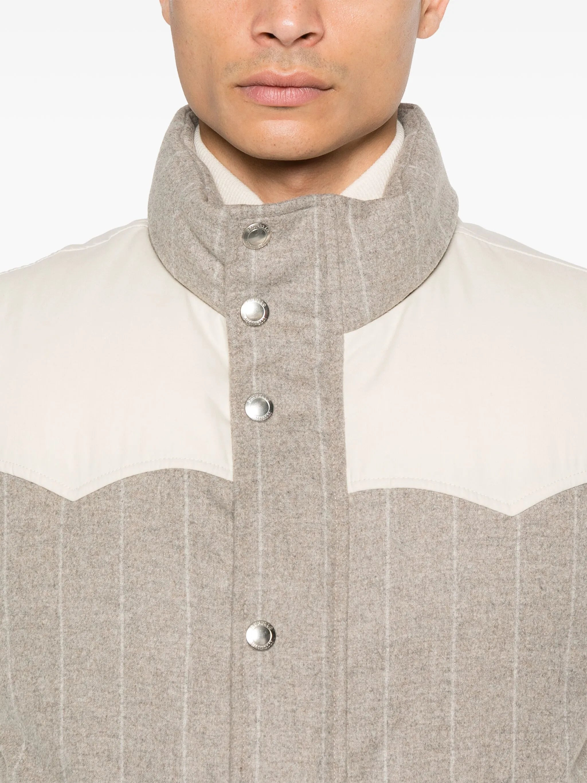 pinstriped gilet - 4