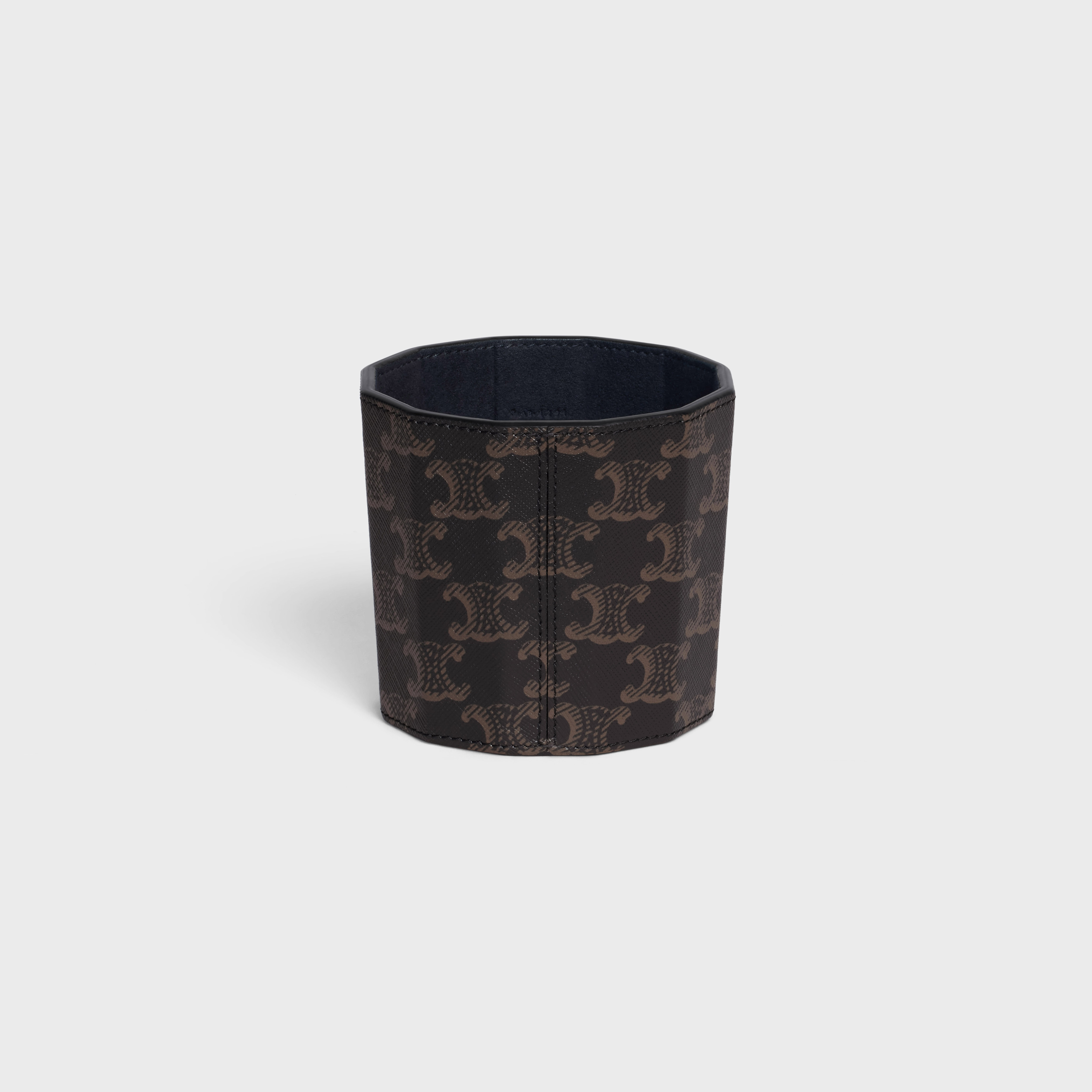 Candle Case in Triomphe Canvas and Calfskin - 2