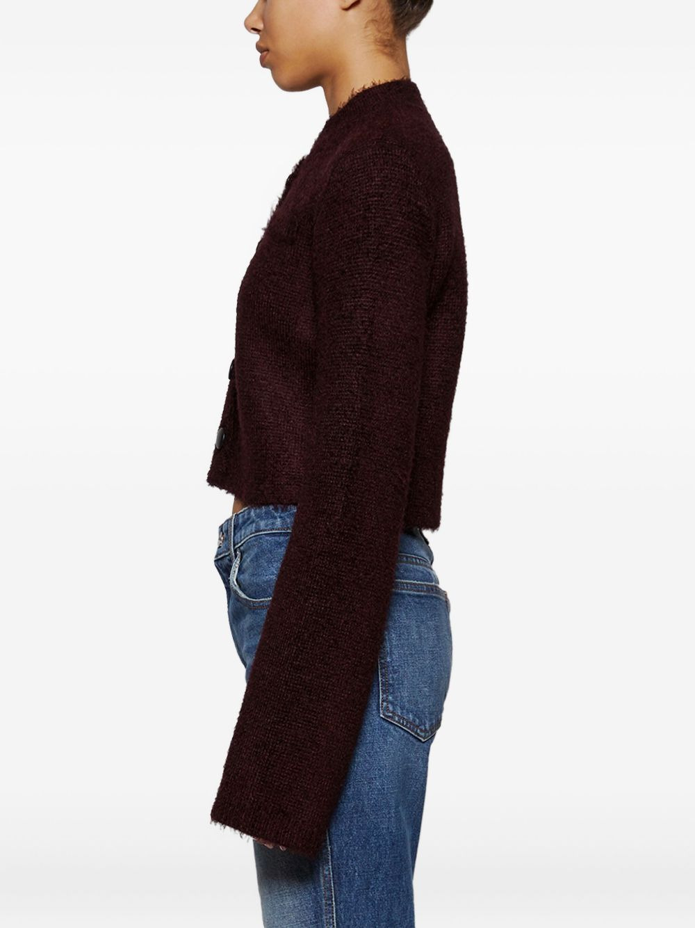 Ello button-front long-sleeve jacket - 4