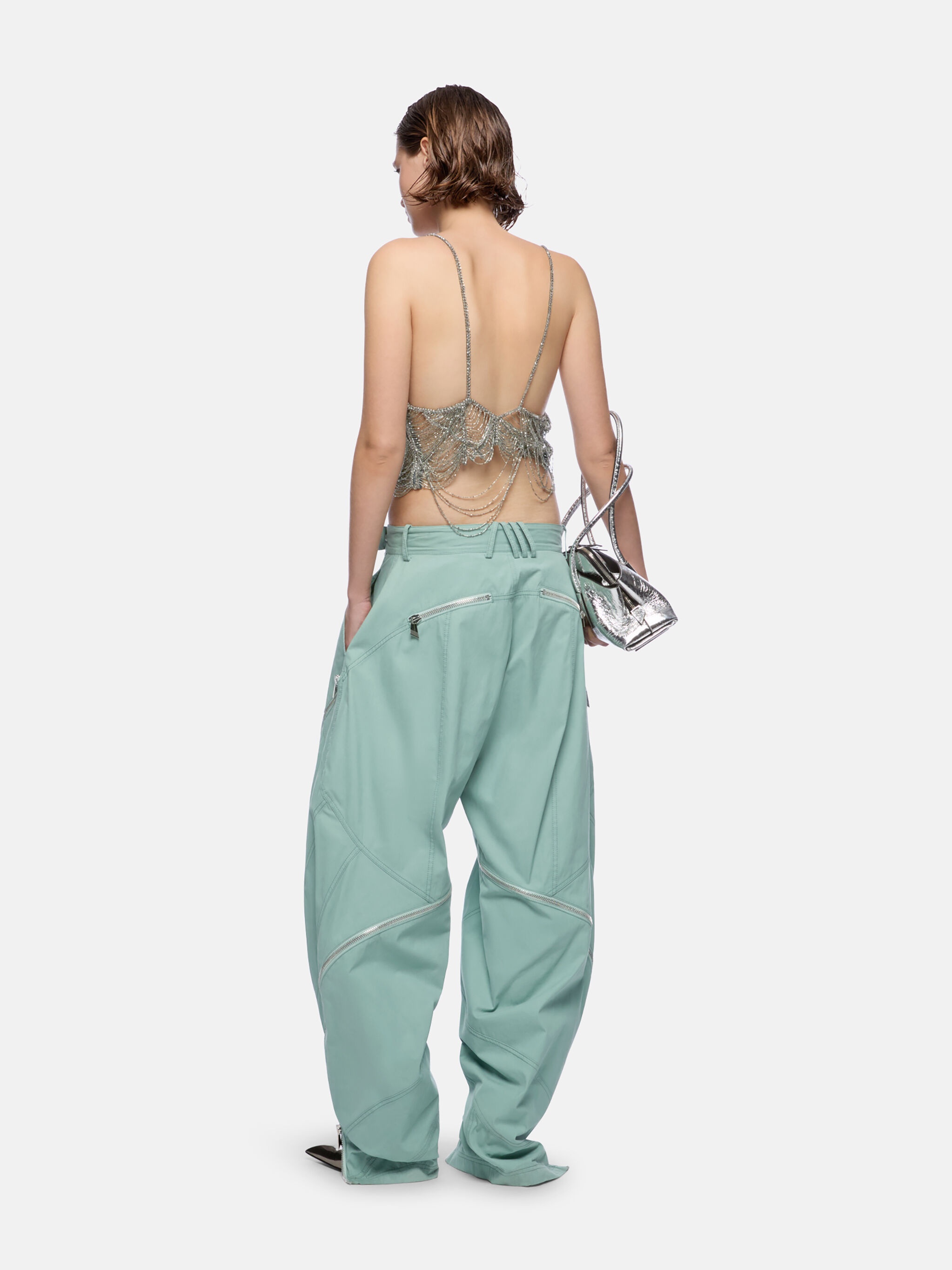 SAGE GREEN LONG PANT - 3