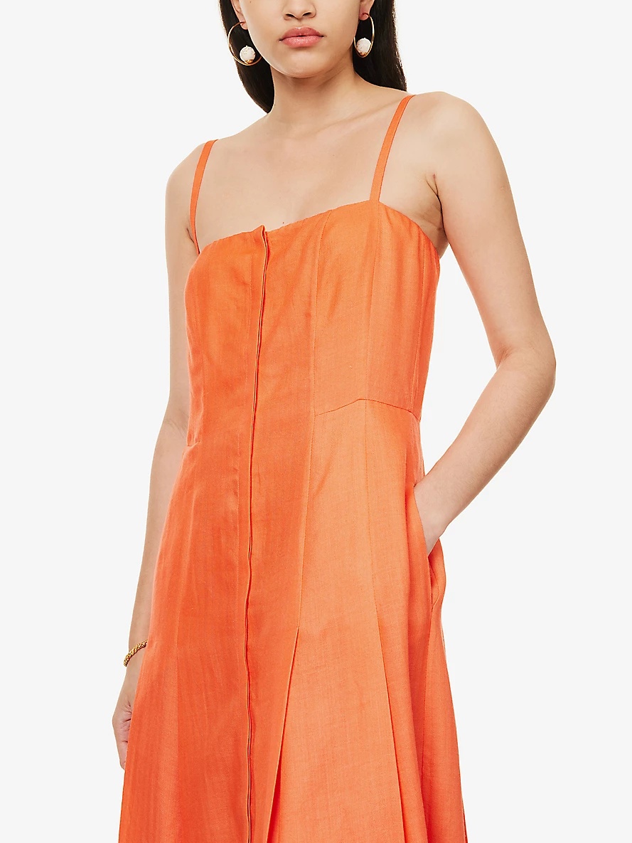 Magritte Pleated Cashmere and Silk-Blend Maxi Dress - 5