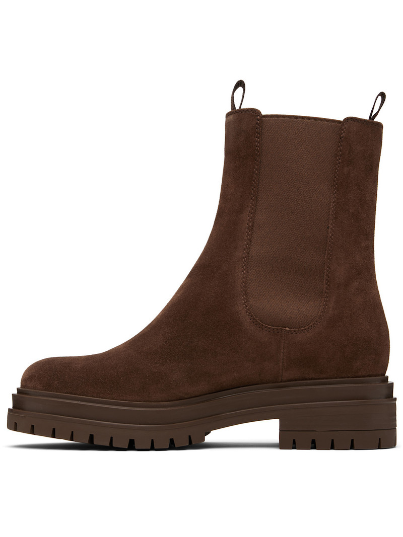 Gianvito Rossi Brown Chester Chelsea Boots outlook