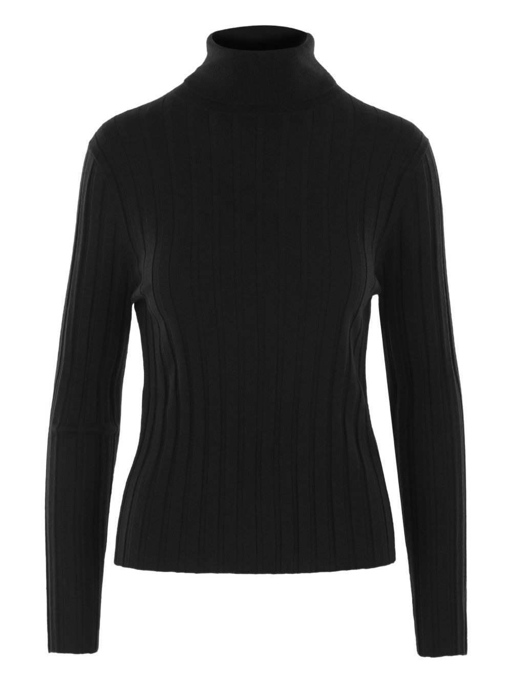ribbed turtleneck sweater - 1