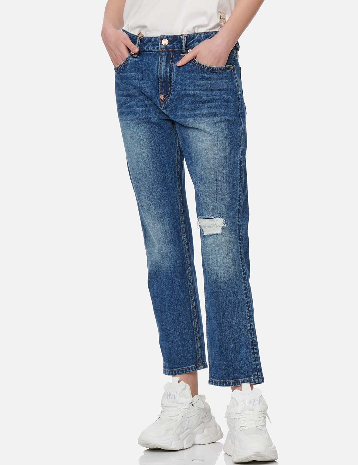 DARUMA DAICOCK BOYFRIEND JEANS - 4