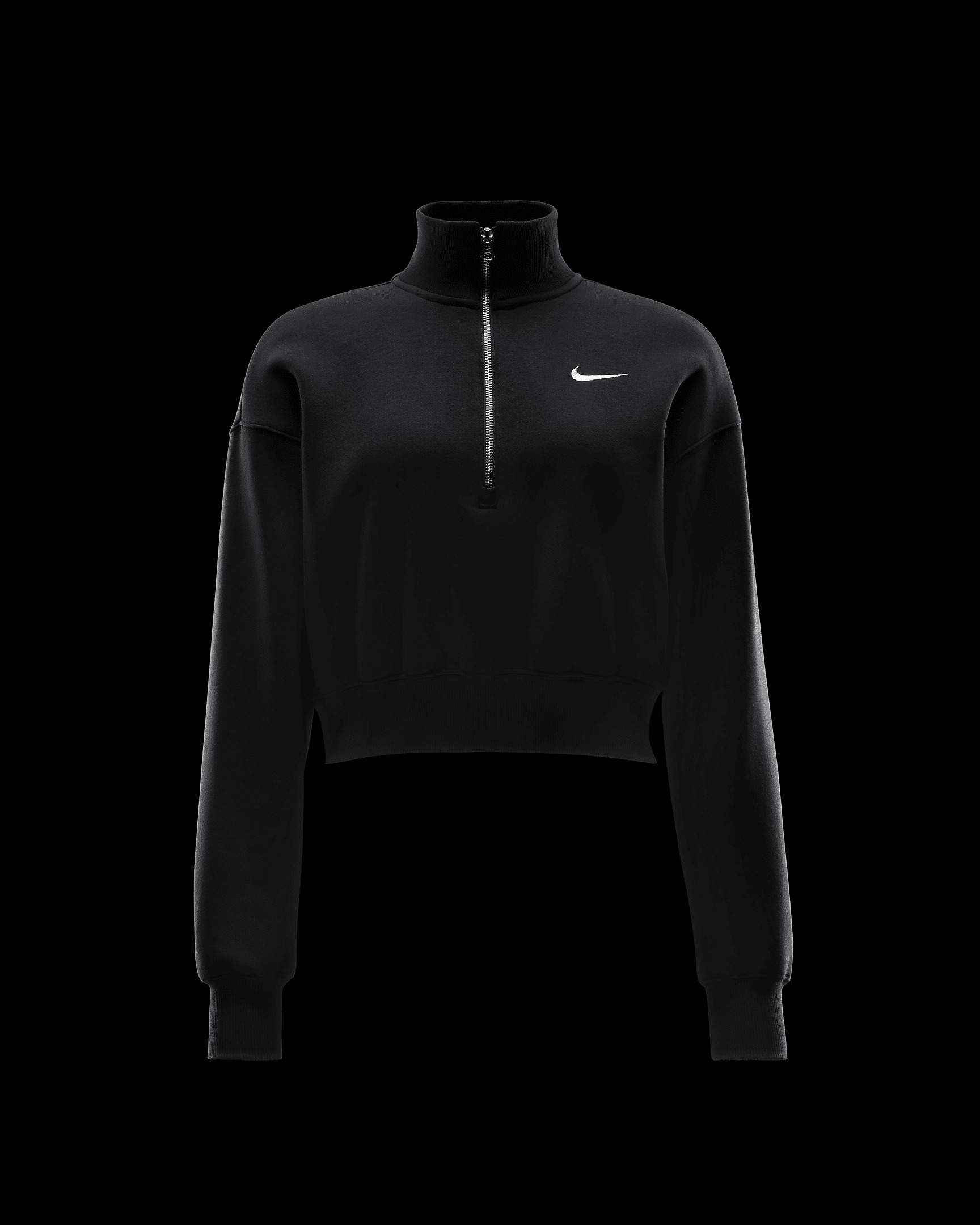 Nike Sportswear Phoenix Fleece Women's 1/2-Zip Cropped Sweatshirt - 8