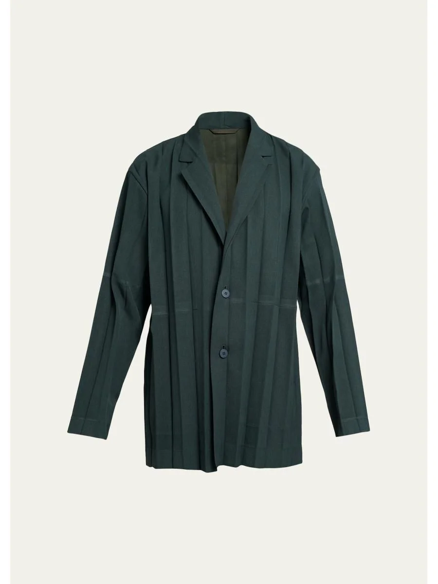 Men's Pleated Sport Jacket - 1