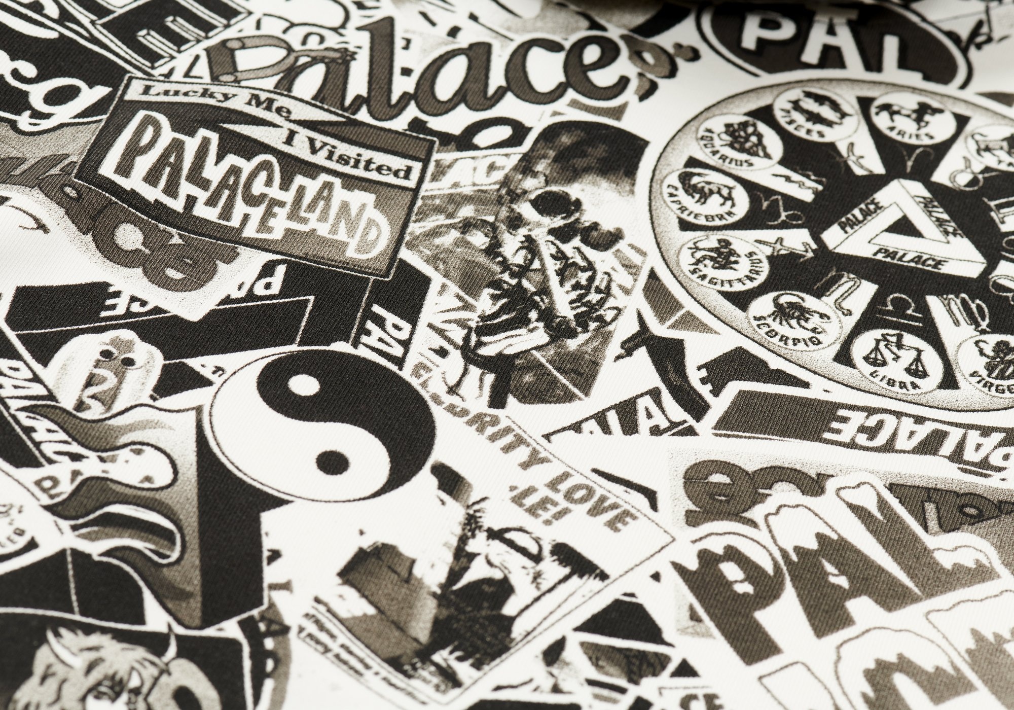 STICKER PACK HOOD BLACK / WHITE - 3