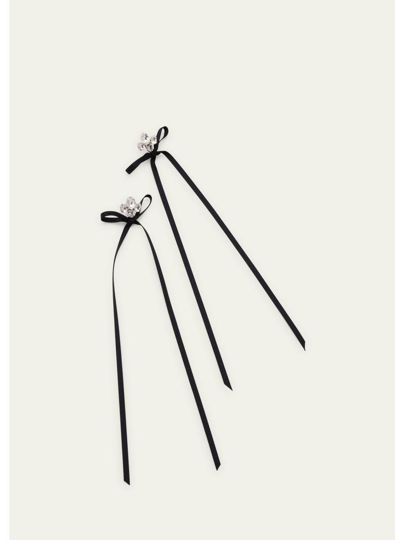Victorian Bow Ribbon Stud Earrings 3