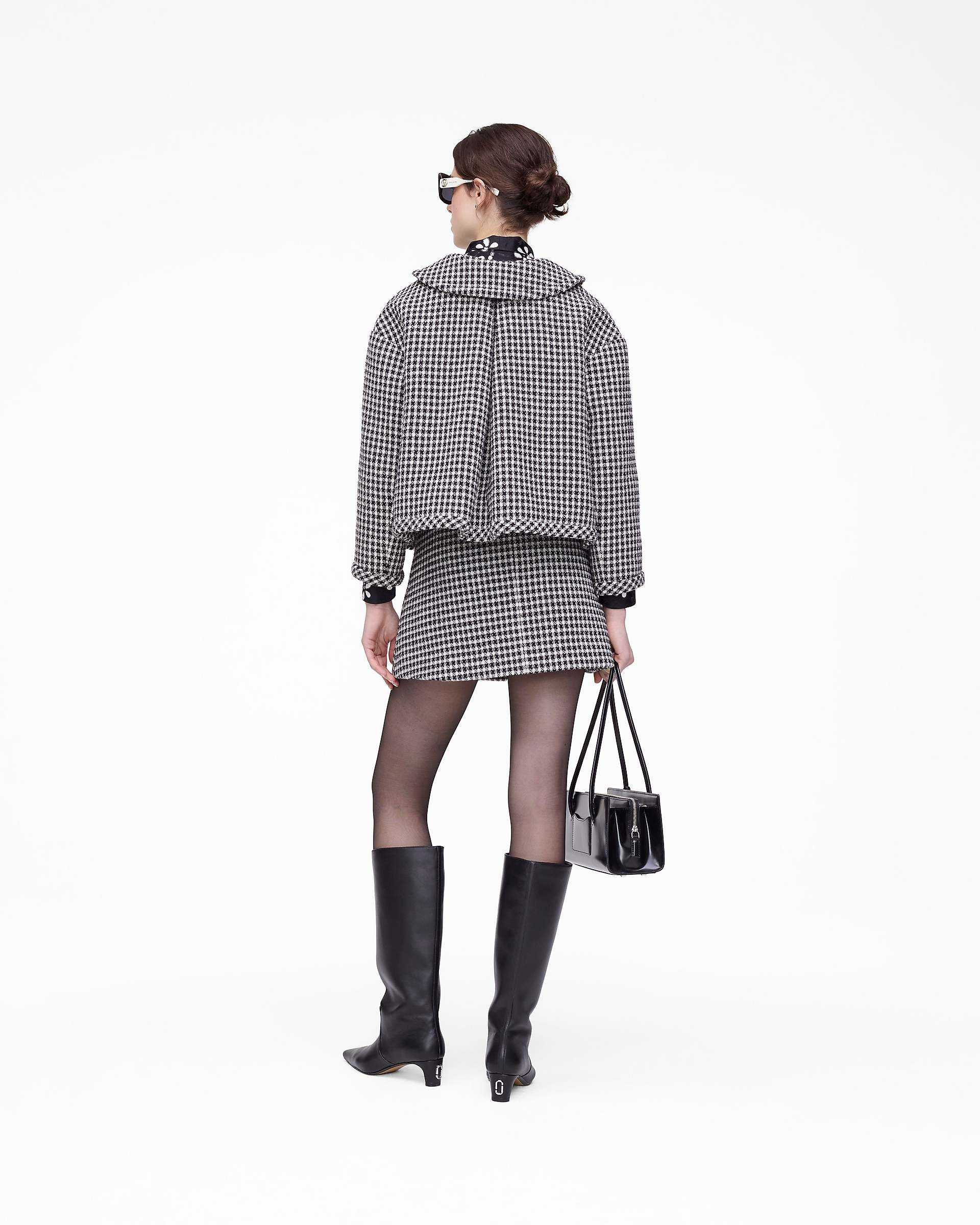 GINGHAM TWEED JACKET - 4