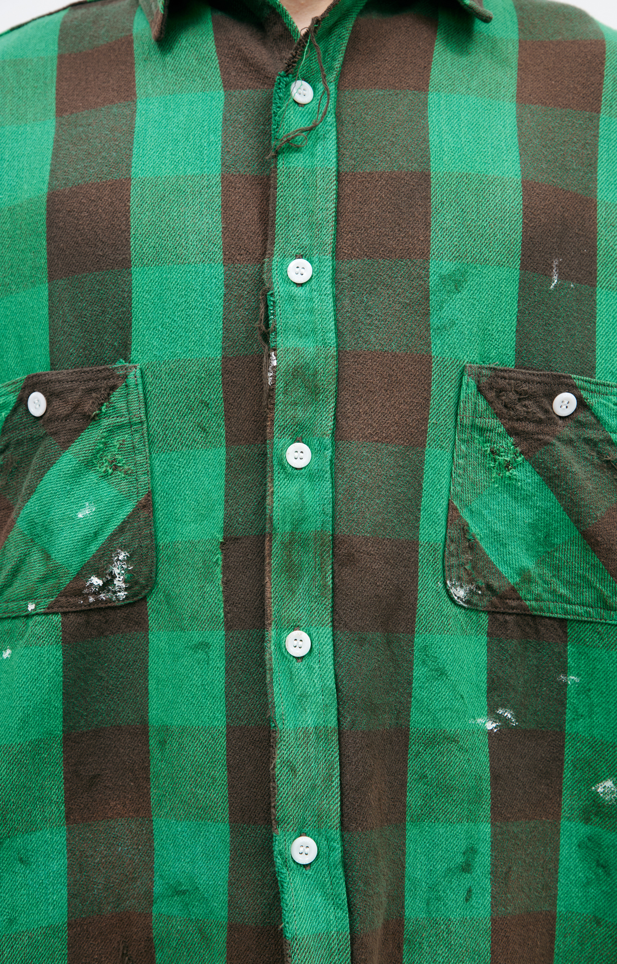 OVERSIZE PLAID SHIRT - 4