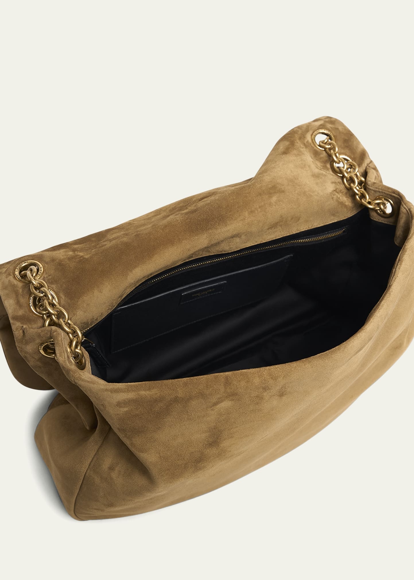 Jamie 4.3 Maxi YSL Shoulder Bag in Quilted Suede - 4
