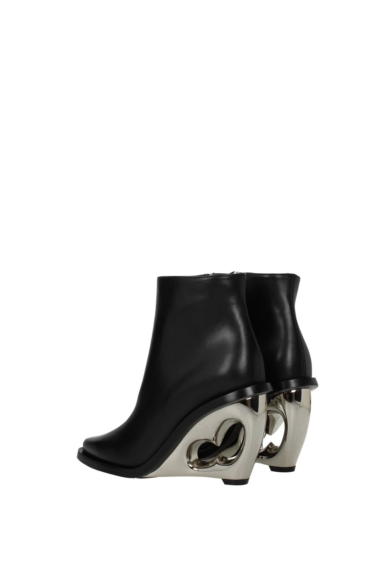 Ankle boots Leather Black - 4