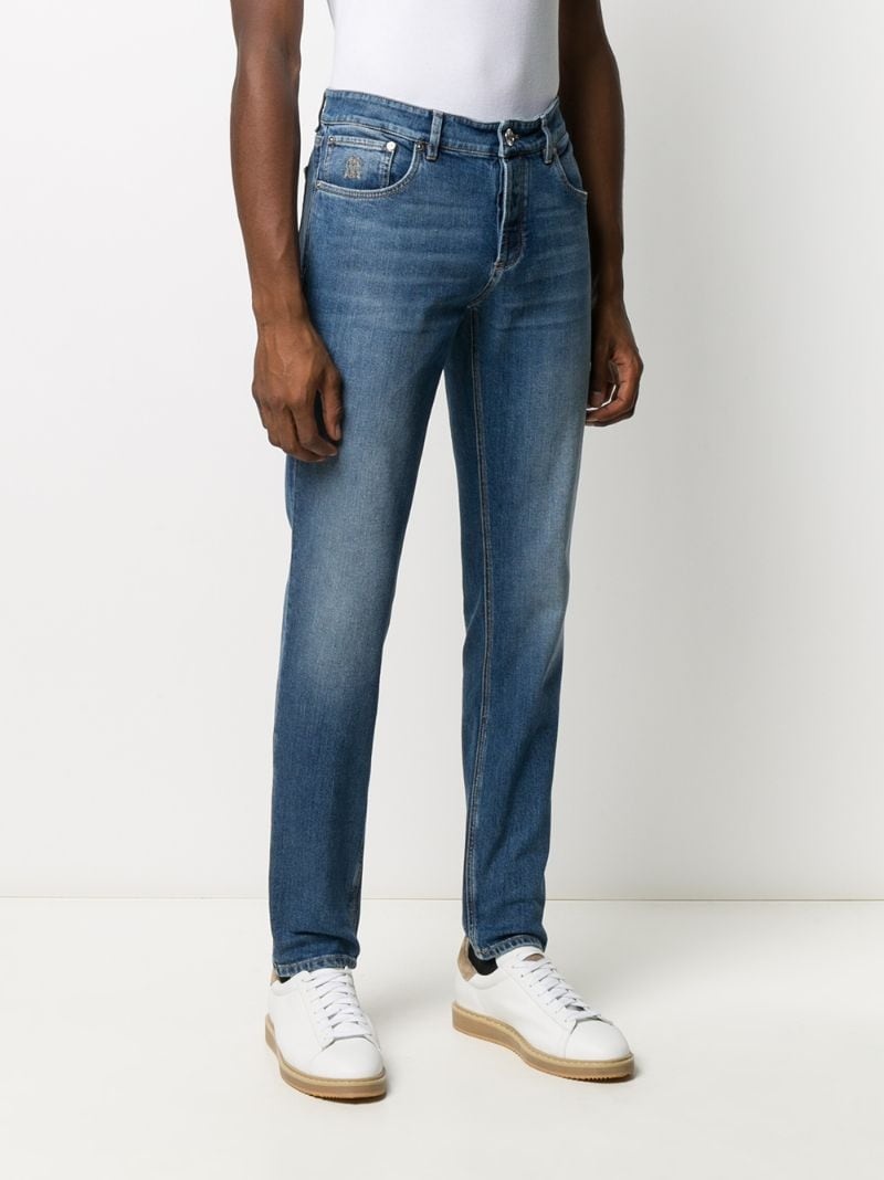 mid-rise slim-fit jeans - 5