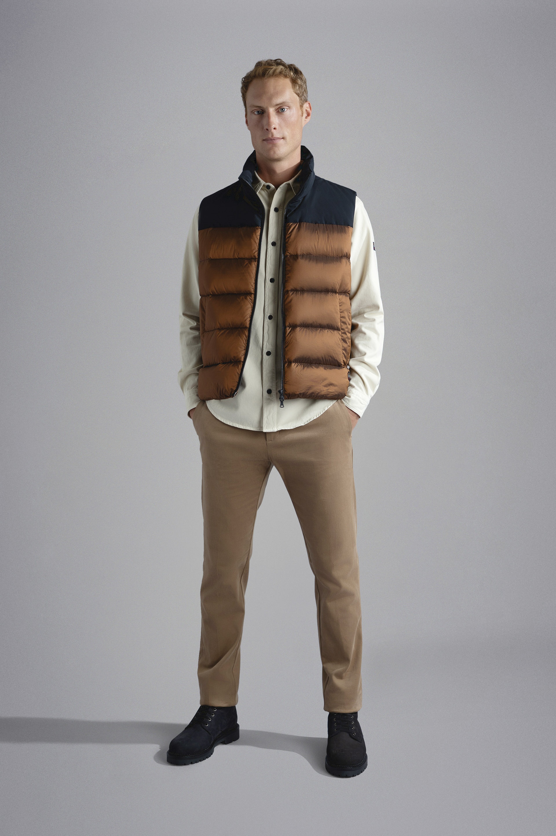 STRETCH COTTON SLIM WINTER CHINOS TROUSERS - 2