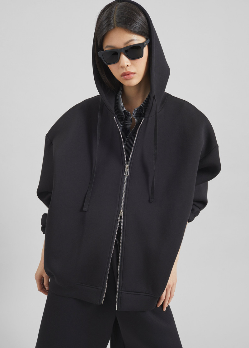 Rian Oversized Hoodie - Black 5