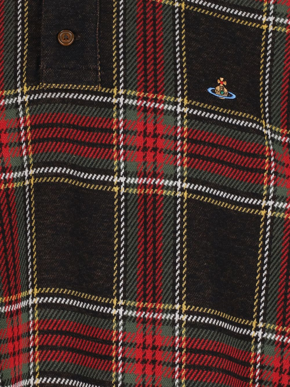 tartan-plaid polo shirt - 3