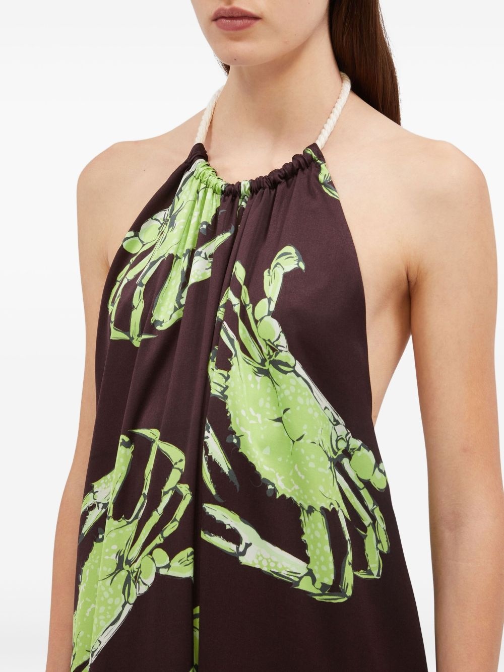 graphic-print maxi dress - 5