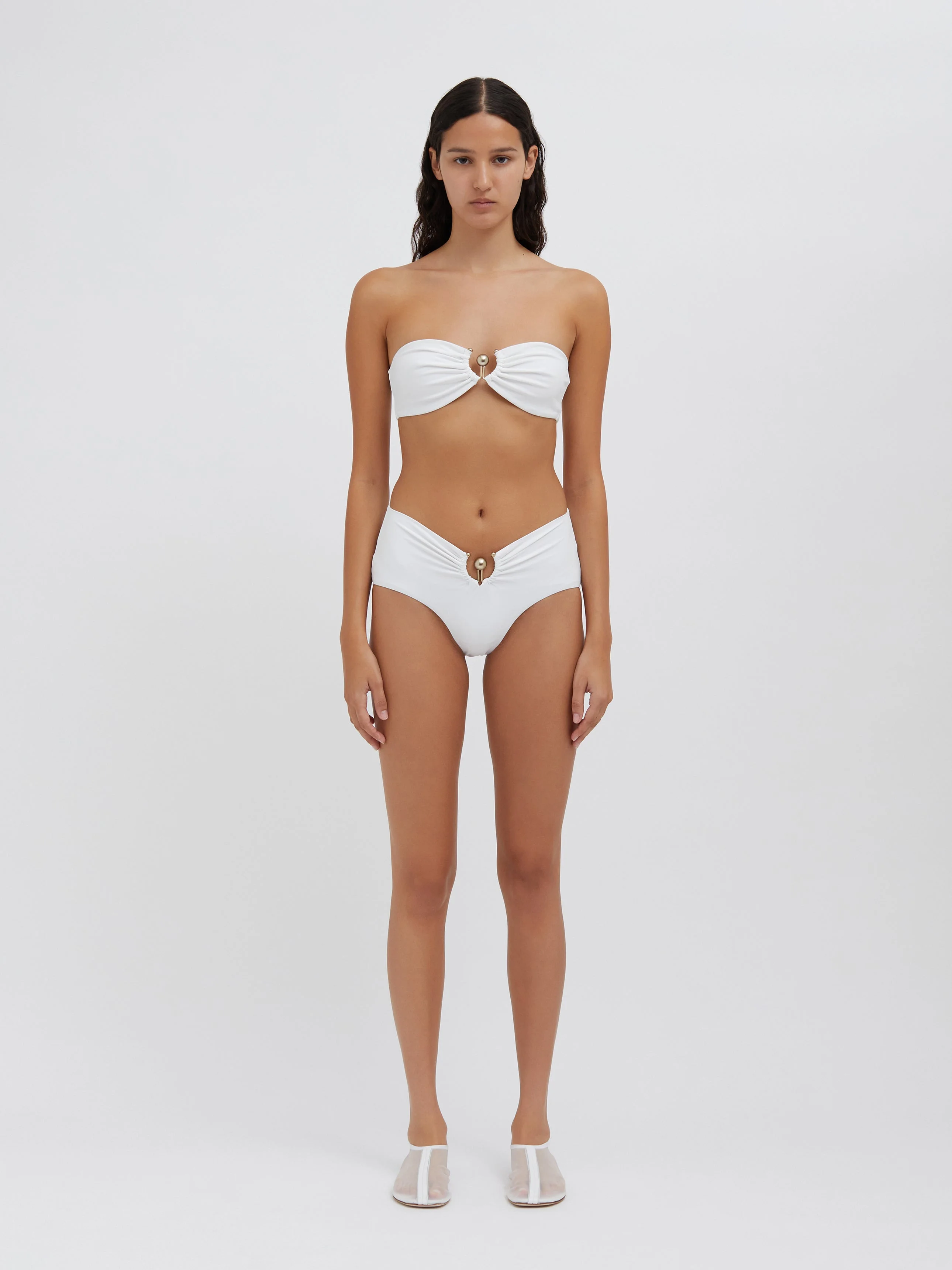 Orbit Ruched High Brief - 1