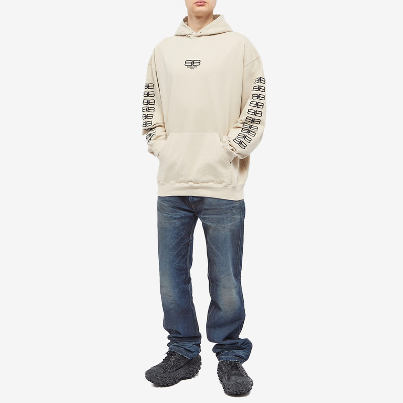 BALENCIAGA Balenciaga Corporate Logo Popover Hoody outlook
