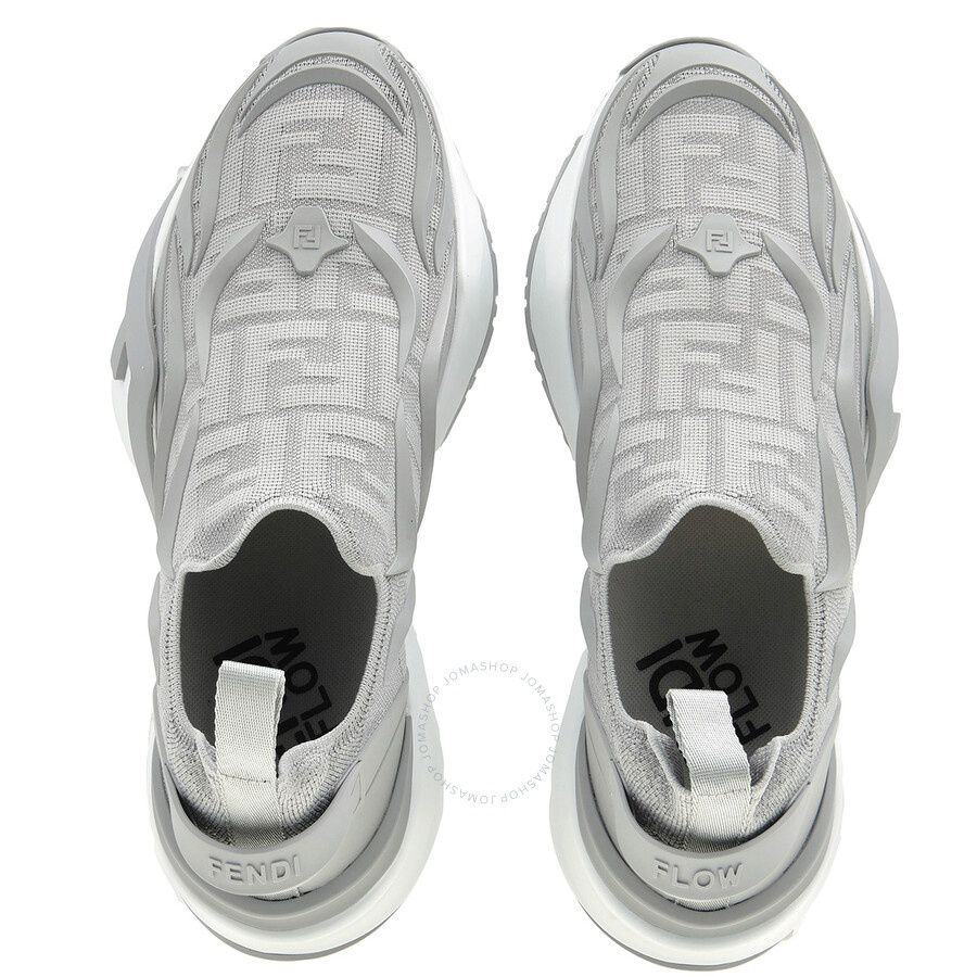 Fendi Flow Embossed Logo Sneakers - 4