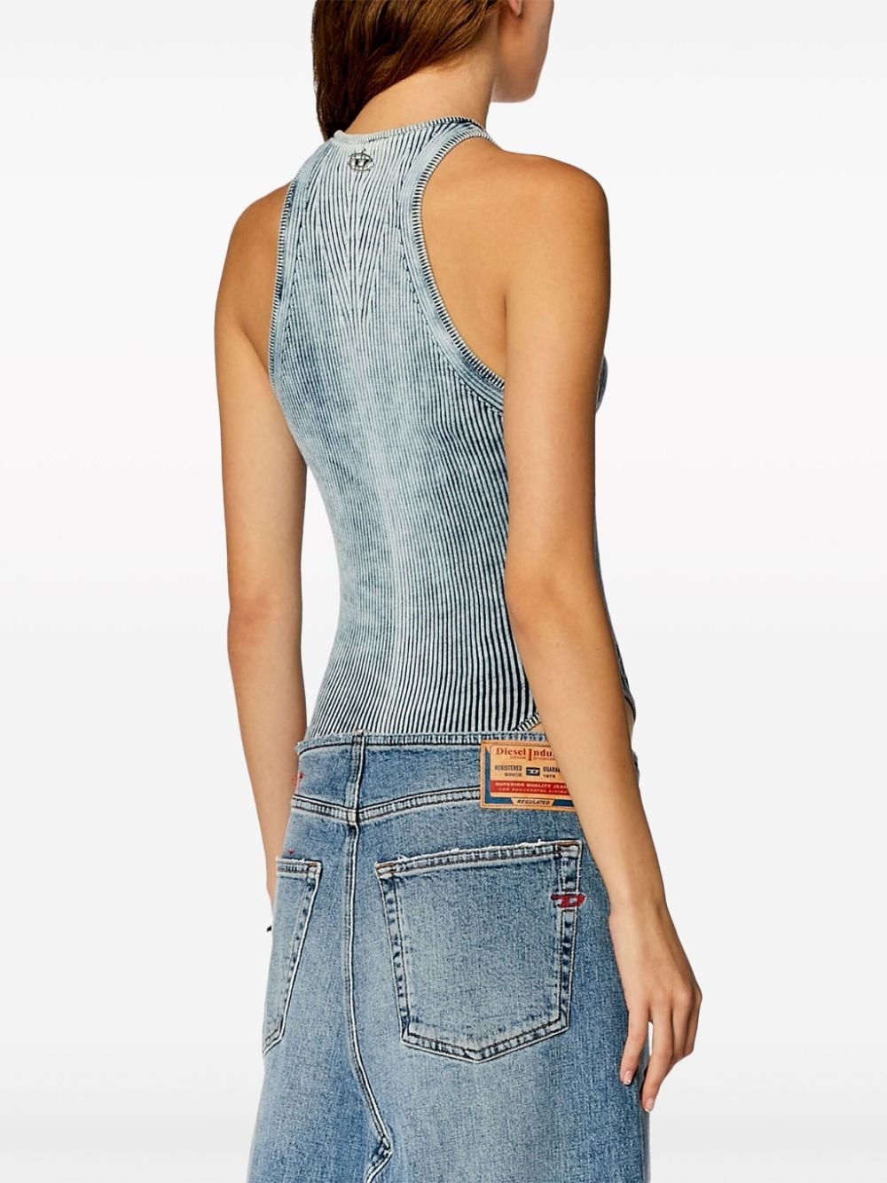 M-Tansy sleeveless denim bodysuit - 4