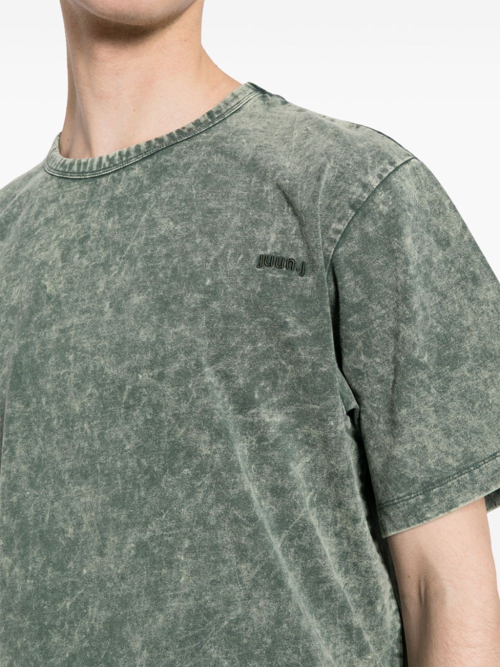 acid-wash cotton T-shirt - 5