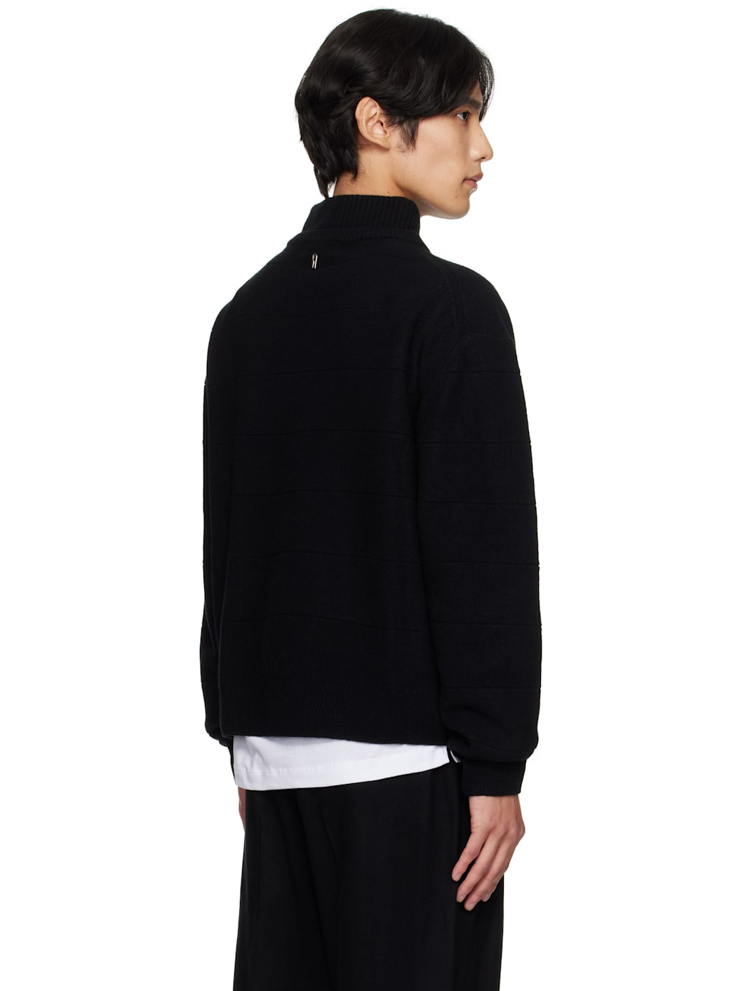 Black Crewneck Sweater - 3