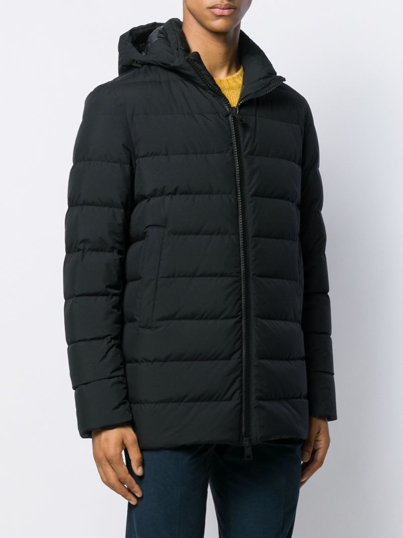 hooded down jacket - 3