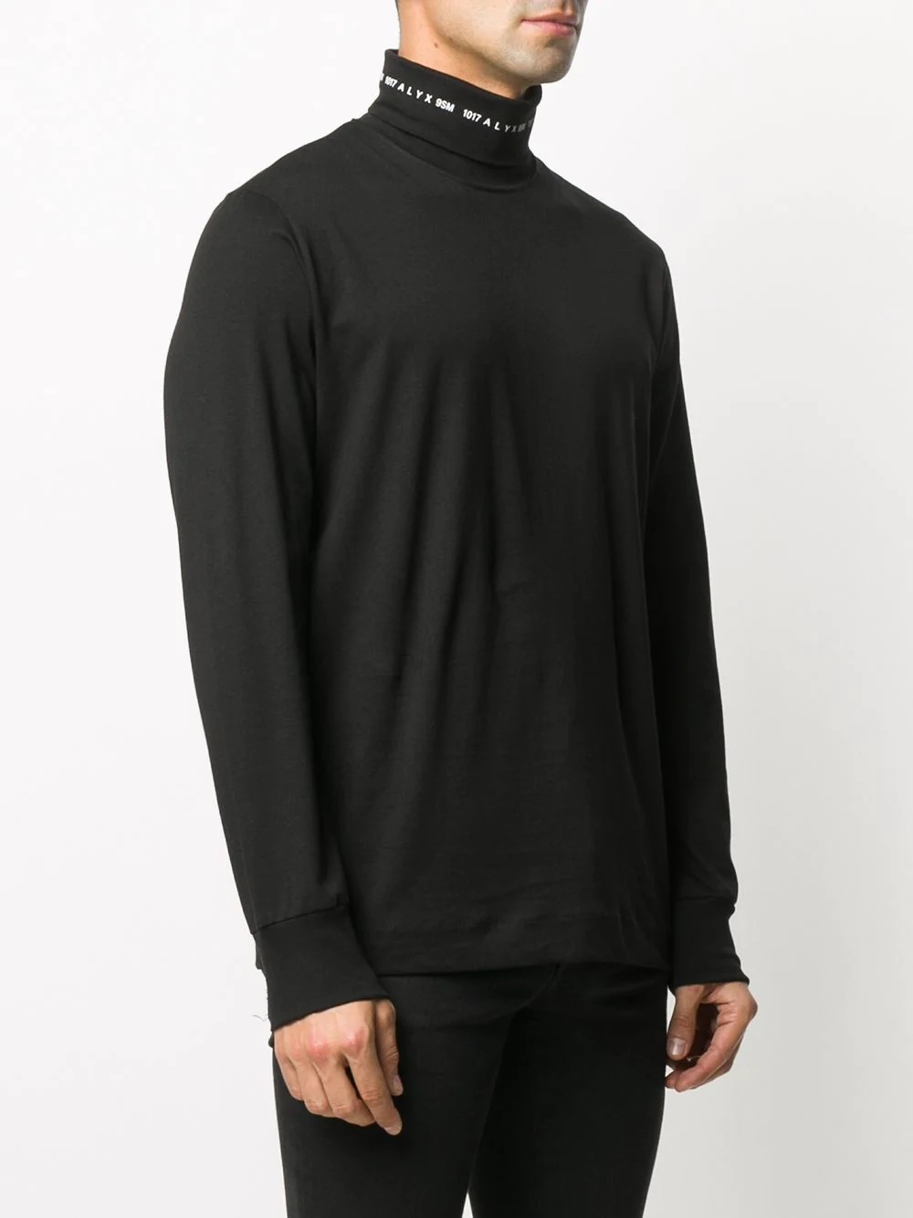 high neck long-sleeved T-shirt - 4