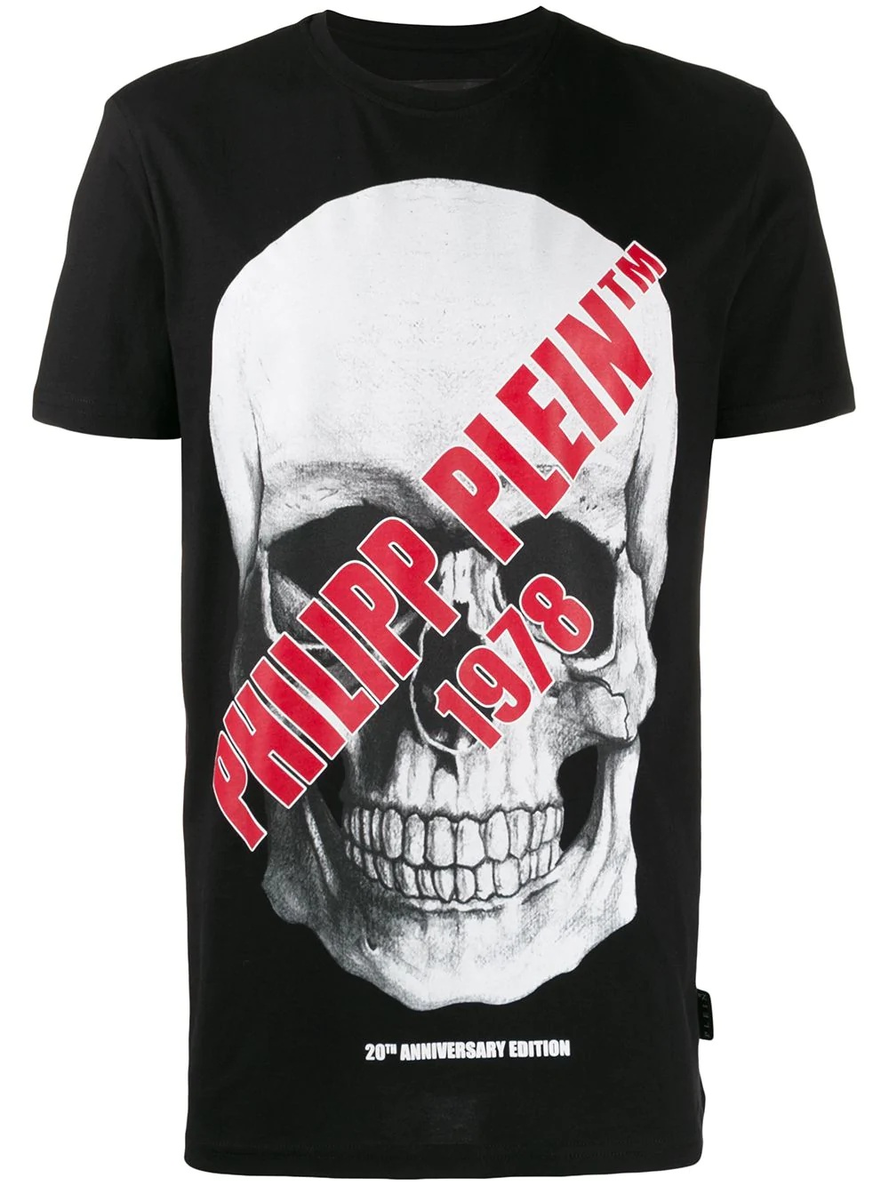 skull print T-shirt - 1