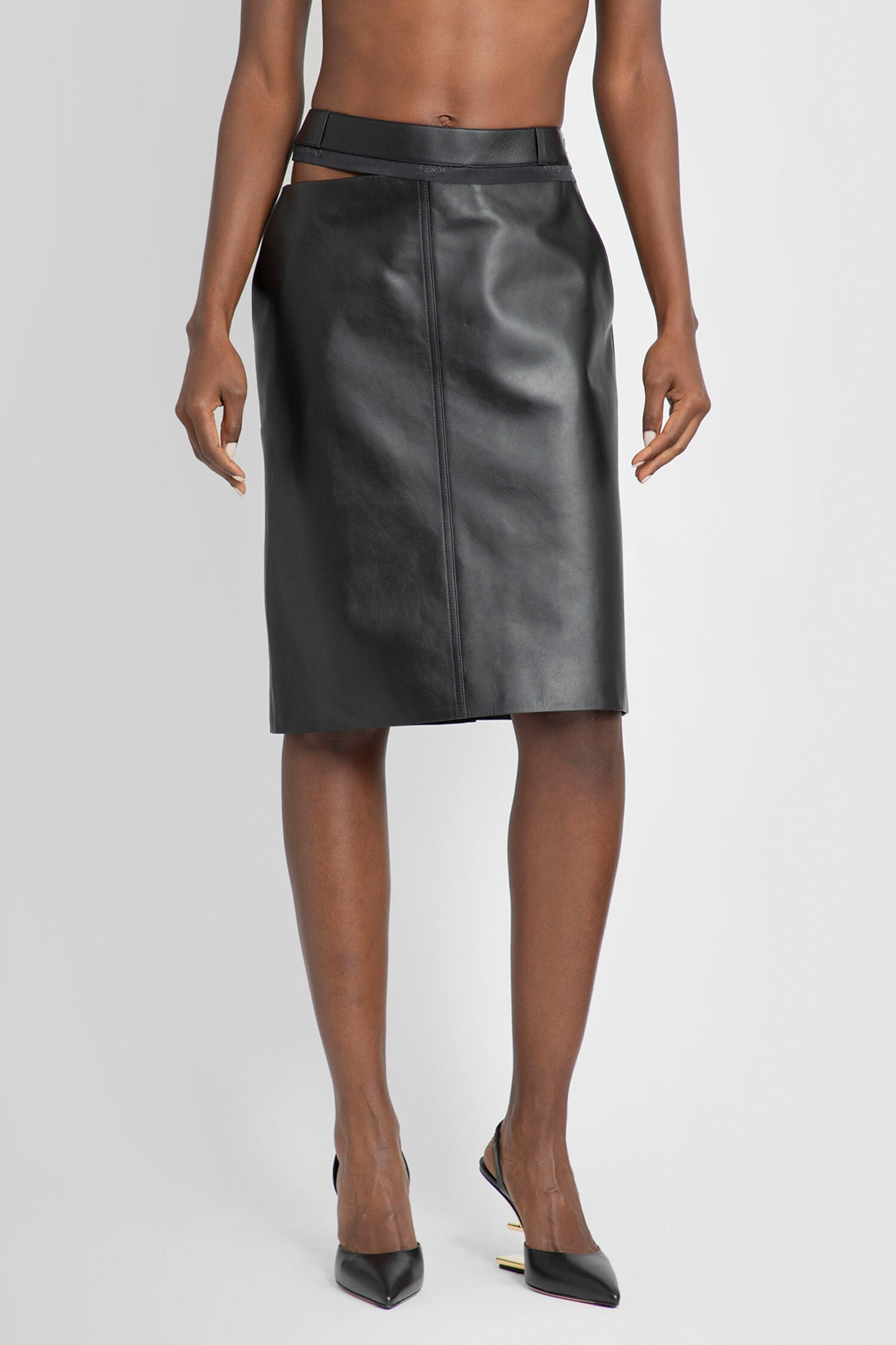 FENDI WOMAN BLACK SKIRTS - 2