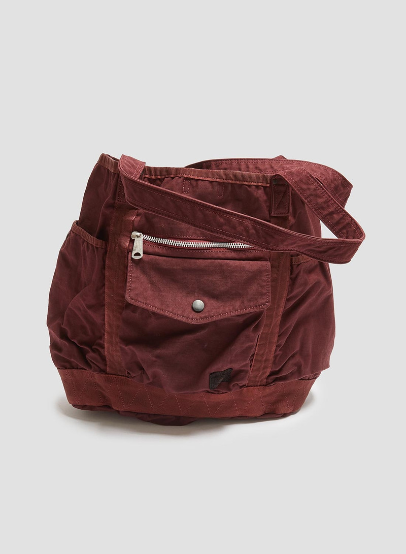 Porter-Yoshida & Co Crag Tote Bag in Burgundy 1