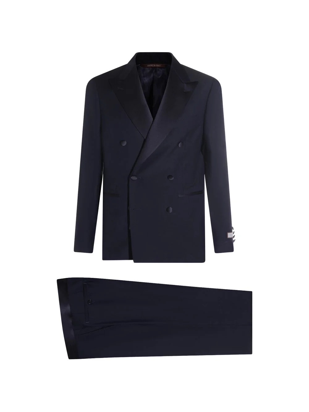 double-breasted shawl collar suit - 1