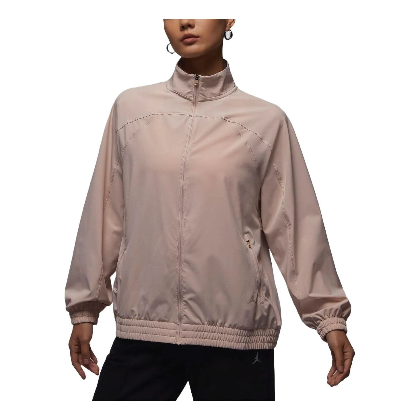 (WMNS) 에어 요르단 드라마 스포츠에 의하여 길쌈되는 재킷 아시아 Sizing ' 입자 베이지' FN5144-207 - 1