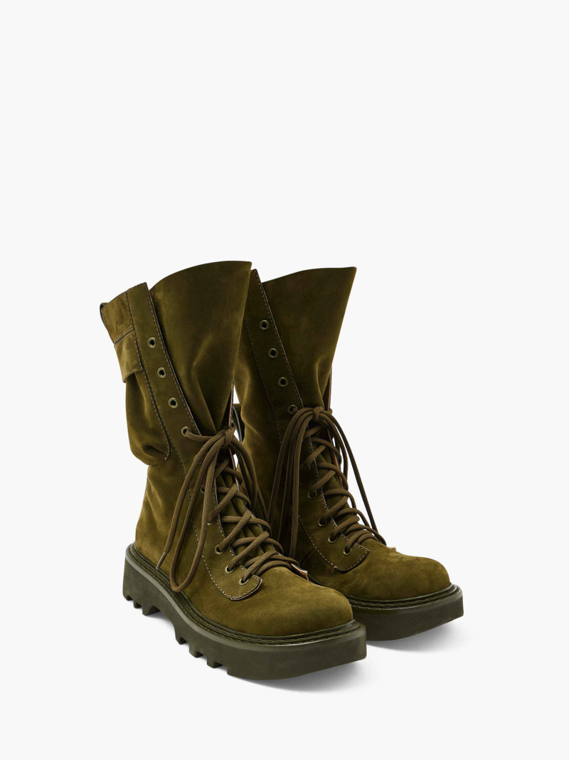 JW Anderson COMBAT LEATHER BOOTS outlook