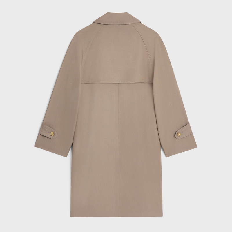 CELINE trench coat in wool gabardine and cotton outlook