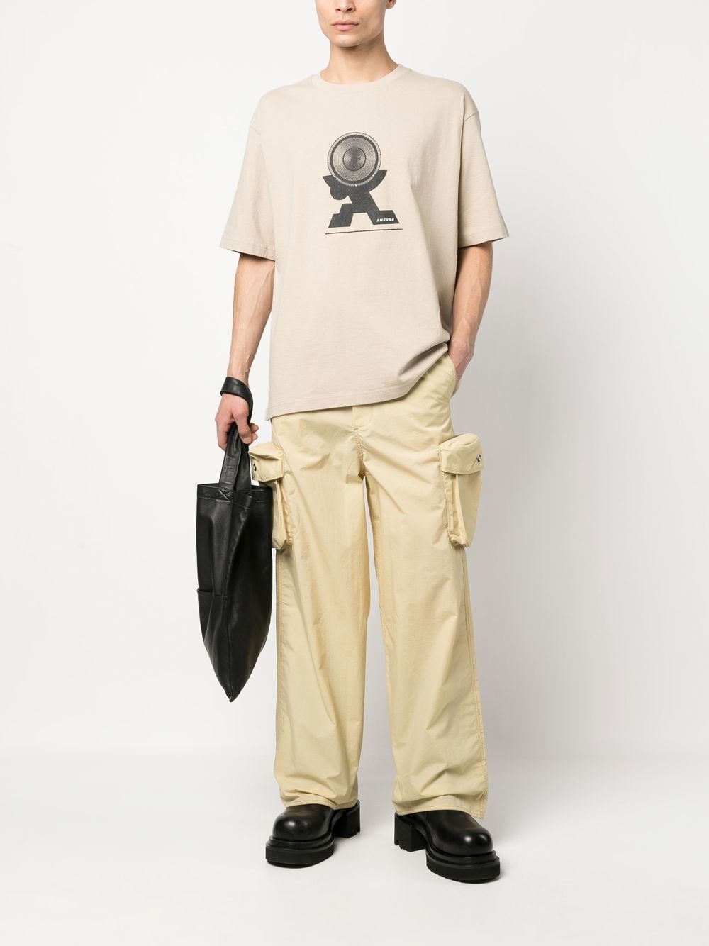 WIDE-LEG CARGO TROUSERS - 4